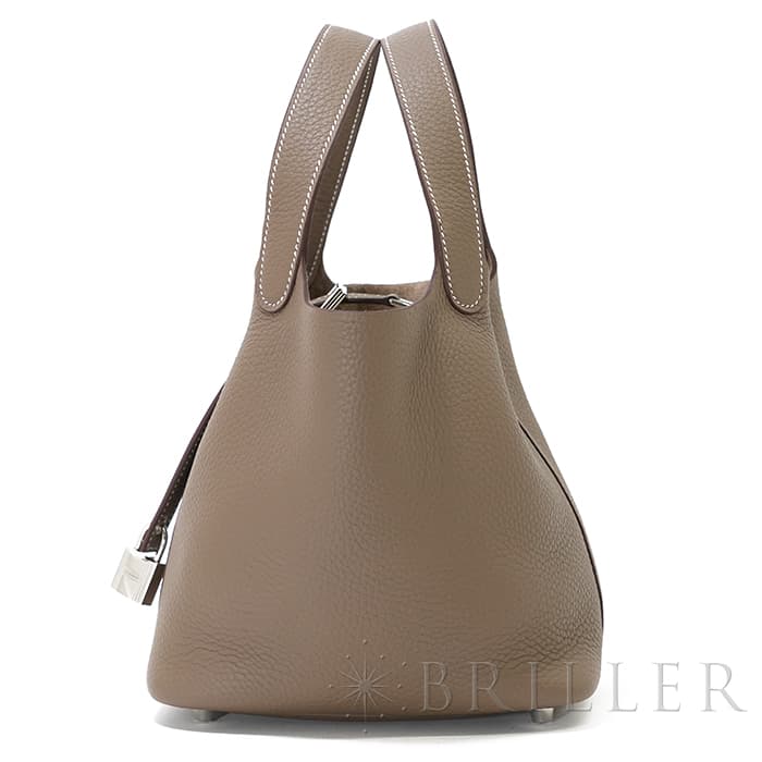 HERMES エルメス ピコタン ロック PM トリヨンクレマンス エトゥープ シルバー金具 12
