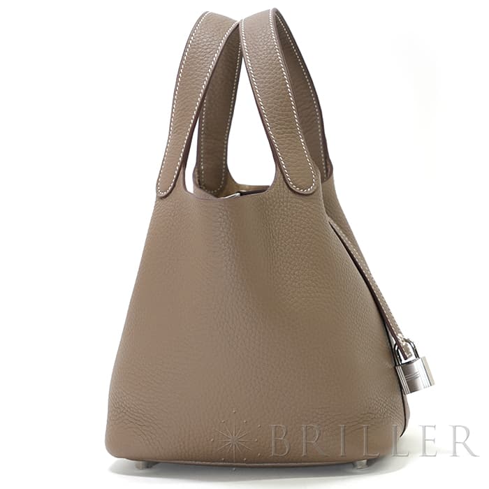HERMES エルメス ピコタン ロック PM トリヨンクレマンス エトゥープ シルバー金具 13