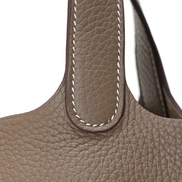 HERMES エルメス ピコタン ロック PM トリヨンクレマンス エトゥープ シルバー金具 18