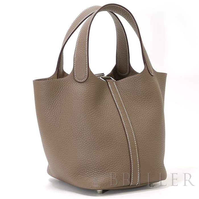 HERMES エルメス ピコタン ロック PM トリヨンクレマンス エトゥープ シルバー金具 19