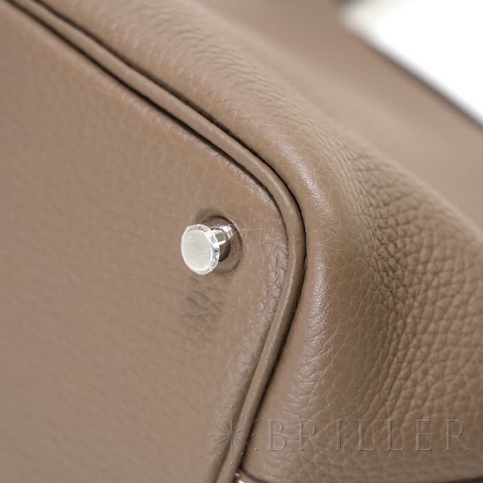 HERMES エルメス ピコタン ロック PM トリヨンクレマンス エトゥープ シルバー金具 22