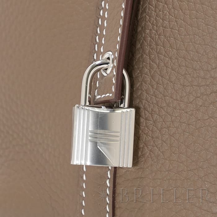 HERMES エルメス ピコタン ロック PM トリヨンクレマンス エトゥープ シルバー金具 3