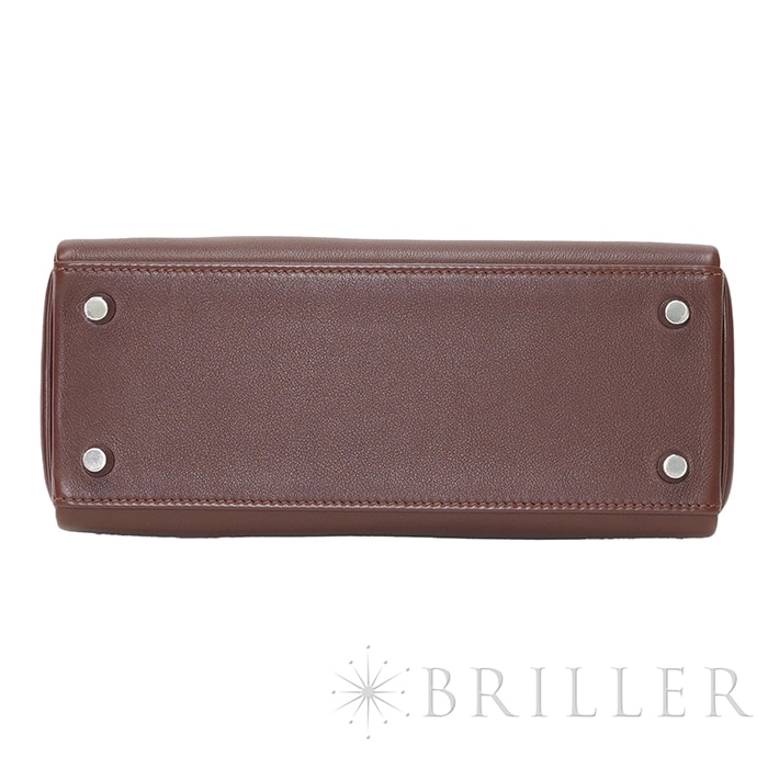 HERMES エルメス ケリー 25 ヴォーシェリー テール シルバー金具【未使用】 9
