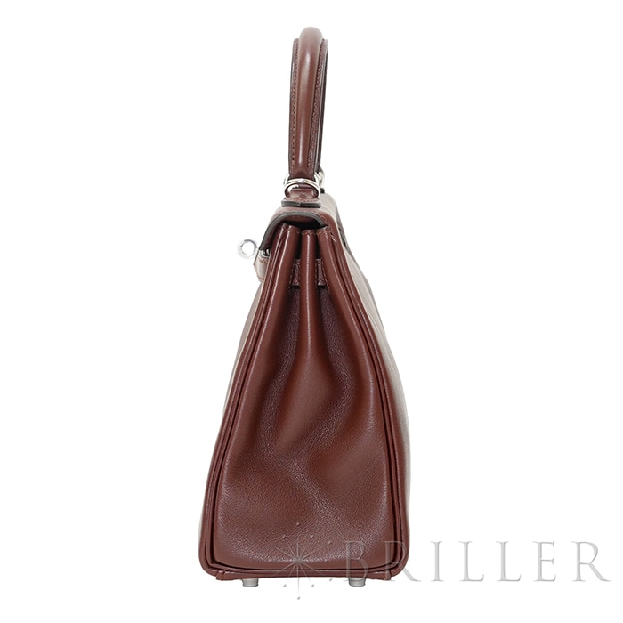 HERMES エルメス ケリー 25 ヴォーシェリー テール シルバー金具【未使用】 10