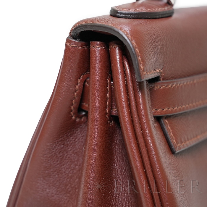 HERMES エルメス ケリー 25 ヴォーシェリー テール シルバー金具【未使用】 14