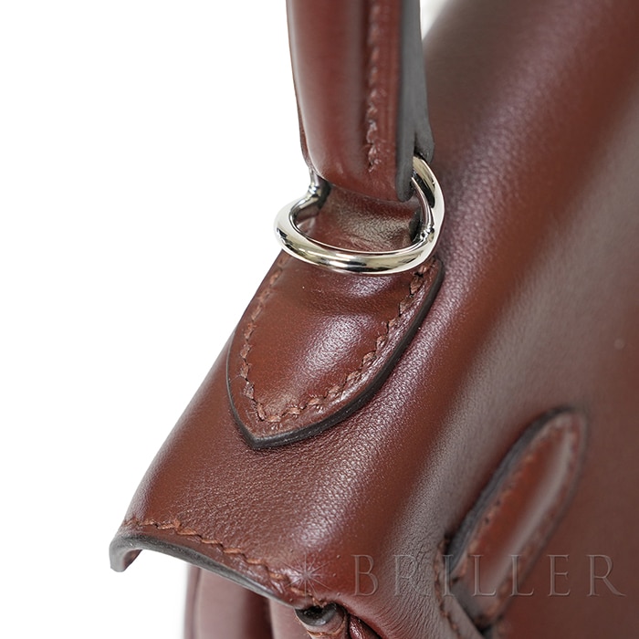 HERMES エルメス ケリー 25 ヴォーシェリー テール シルバー金具【未使用】 16