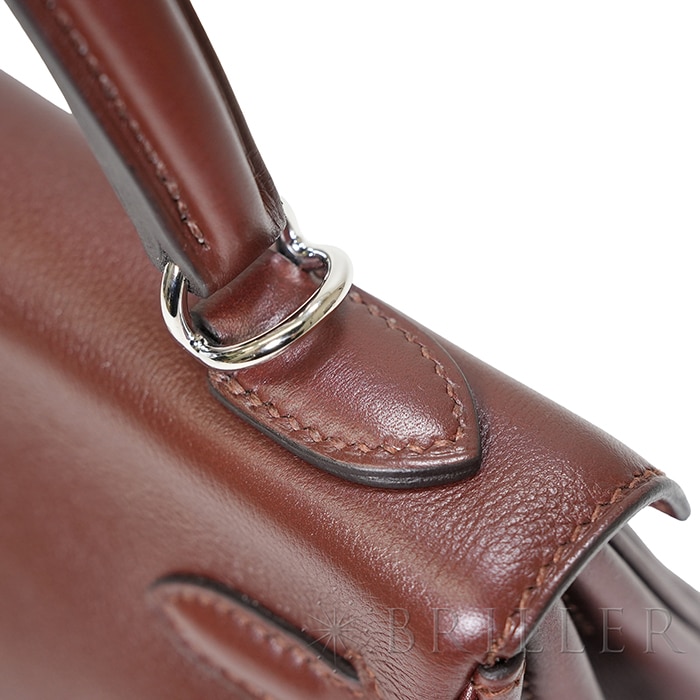 HERMES エルメス ケリー 25 ヴォーシェリー テール シルバー金具【未使用】 17