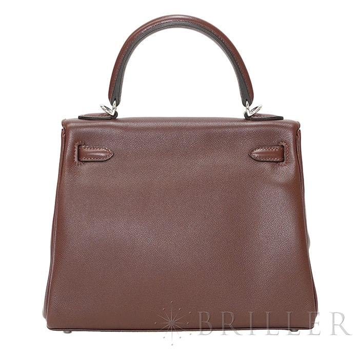 HERMES エルメス ケリー 25 ヴォーシェリー テール シルバー金具【未使用】 1