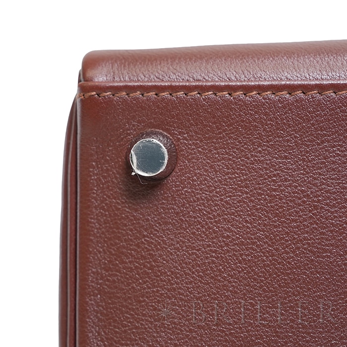 HERMES エルメス ケリー 25 ヴォーシェリー テール シルバー金具【未使用】 22