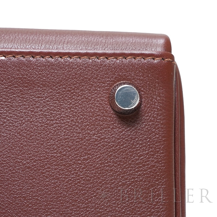 HERMES エルメス ケリー 25 ヴォーシェリー テール シルバー金具【未使用】 23
