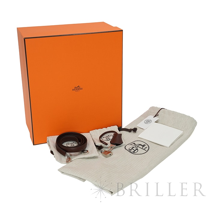HERMES エルメス ケリー 25 ヴォーシェリー テール シルバー金具【未使用】 7