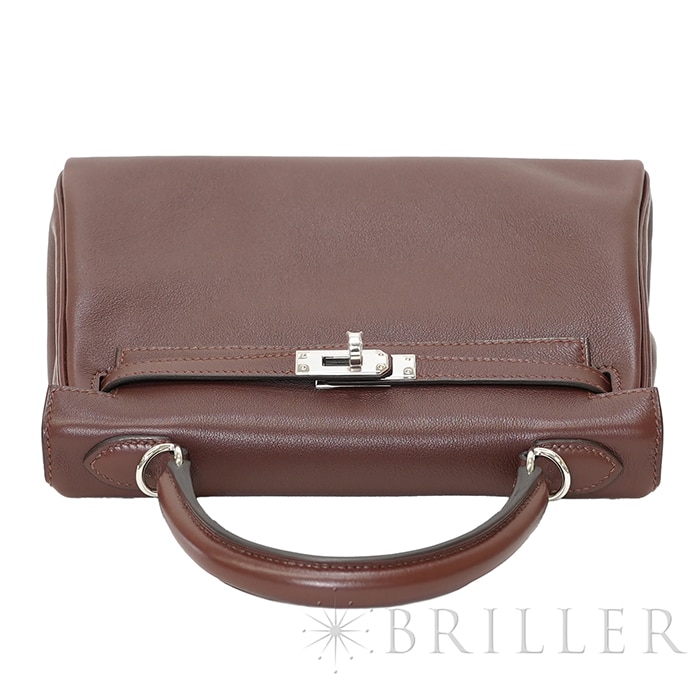 HERMES エルメス ケリー 25 ヴォーシェリー テール シルバー金具【未使用】 8