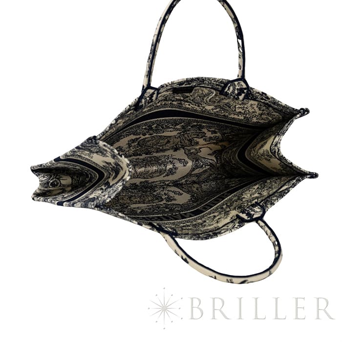 CHRISTIAN DIOR クリスチャン ディオール ブックトート バッグ ラージ トワル ドゥ ジュイ エンブロイダリー M1286ZTDT_M34I 9