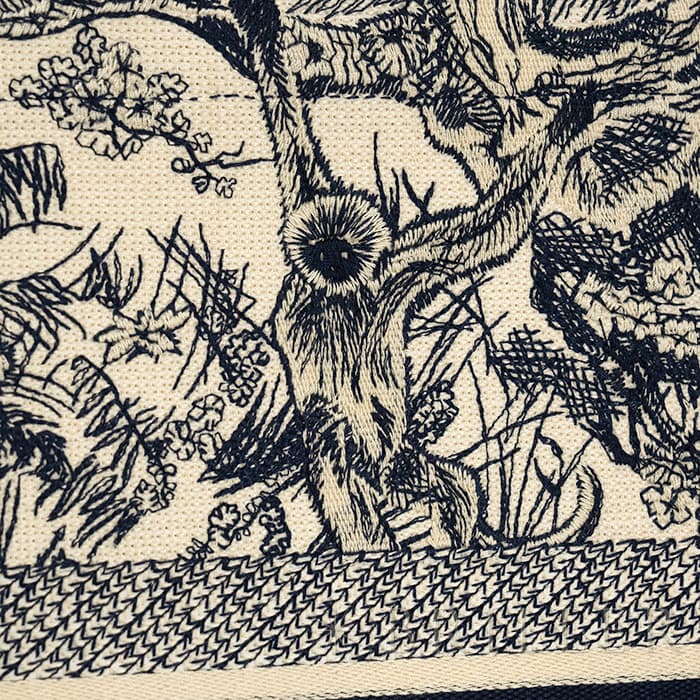 CHRISTIAN DIOR クリスチャン ディオール ブックトート バッグ ラージ トワル ドゥ ジュイ エンブロイダリー M1286ZTDT_M34I 11