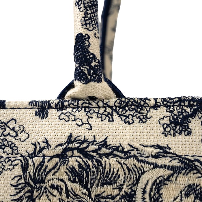 CHRISTIAN DIOR クリスチャン ディオール ブックトート バッグ ラージ トワル ドゥ ジュイ エンブロイダリー M1286ZTDT_M34I 16