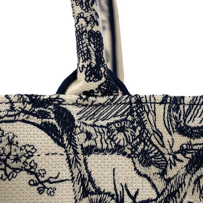 CHRISTIAN DIOR クリスチャン ディオール ブックトート バッグ ラージ トワル ドゥ ジュイ エンブロイダリー M1286ZTDT_M34I 17