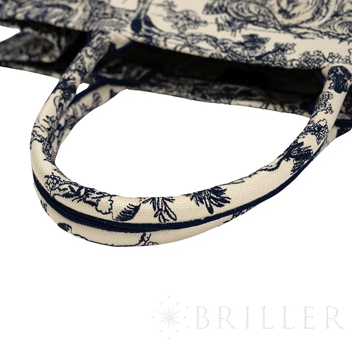 CHRISTIAN DIOR クリスチャン ディオール ブックトート バッグ ラージ トワル ドゥ ジュイ エンブロイダリー M1286ZTDT_M34I 5