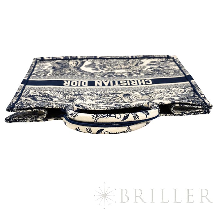 CHRISTIAN DIOR クリスチャン ディオール ブックトート バッグ ラージ トワル ドゥ ジュイ エンブロイダリー M1286ZTDT_M34I 7