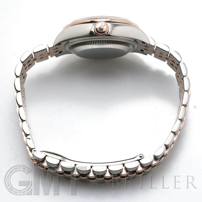 ROLEX ロレックス デイトジャスト 28 279381RBR チョコレート ジュビリーブレス 10Pダイヤ 14