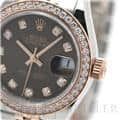 ROLEX ロレックス デイトジャスト 28 279381RBR チョコレート ジュビリーブレス 10Pダイヤ 16