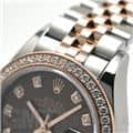 ROLEX ロレックス デイトジャスト 28 279381RBR チョコレート ジュビリーブレス 10Pダイヤ 21
