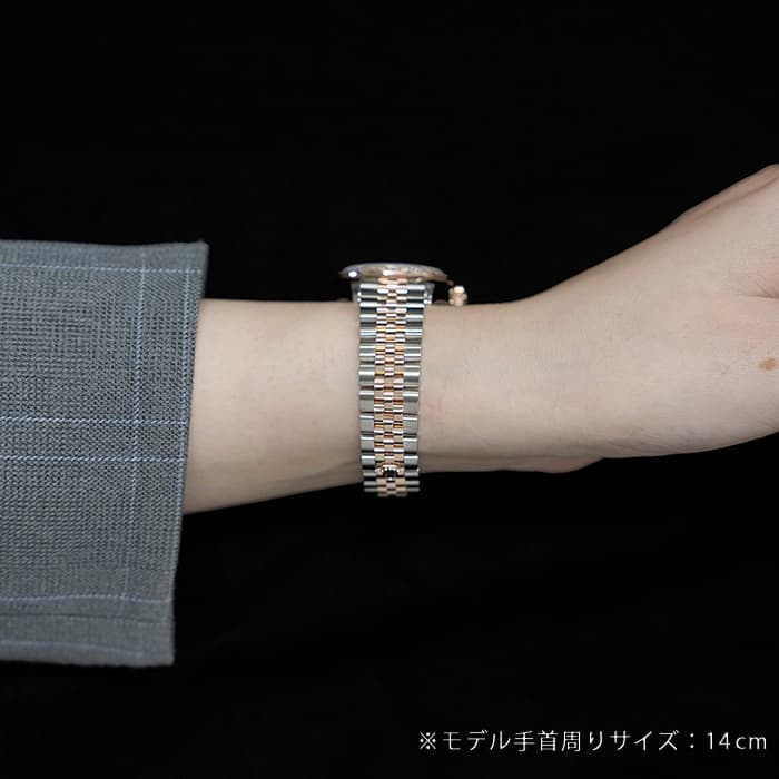 ROLEX ロレックス デイトジャスト 28 279381RBR チョコレート ジュビリーブレス 10Pダイヤ 26