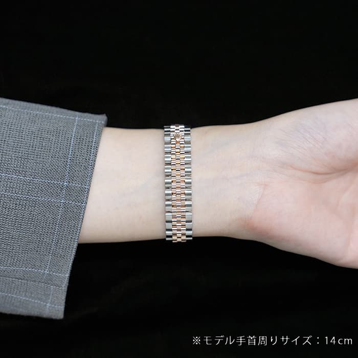 ROLEX ロレックス デイトジャスト 28 279381RBR チョコレート ジュビリーブレス 10Pダイヤ 27