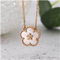 Van Cleef & Arpels ヴァン クリーフ&アーペル ラッキー ラッキー スプリング ペンダント ネックレス プラムブロッサム  ローズゴールド マザーオブパール VCARP9X100 2
