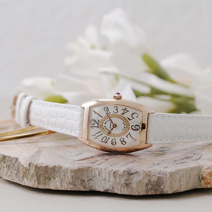 FRANCK MULLER フランク・ミュラー トノーカーべックス レリーフ ダイヤモンド 1752BQZ REL CD 1R 2