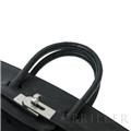 HERMES エルメス バーキン 25 オーストリッチ ノワール シルバー金具 6