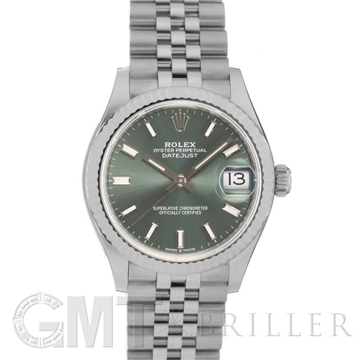 中古)ROLEX ロレックス デイトジャスト 278274 ミントグリーン JB【未