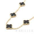 Van Cleef & Arpels ヴァン クリーフ&アーペル アルハンブラ ヴィンテージ アルハンブラ ロングネックレス 20モチーフ イエローゴールド オニキス VCARA43100 5