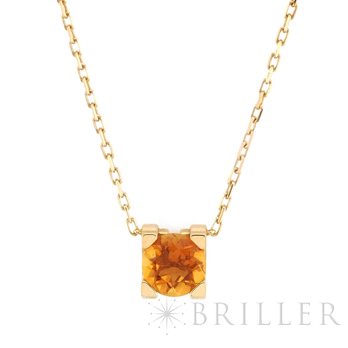 中古)CARTIER カルティエ C ドゥ カルティエ ネックレス イエロー