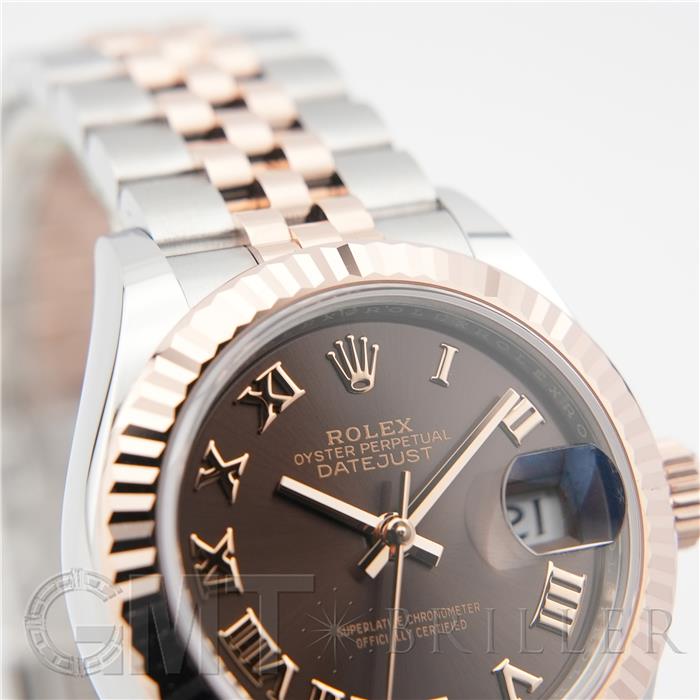 ROLEX ロレックス デイトジャスト 28 279171 チョコレートローマ ジュビリーブレスレット【未使用品】 8
