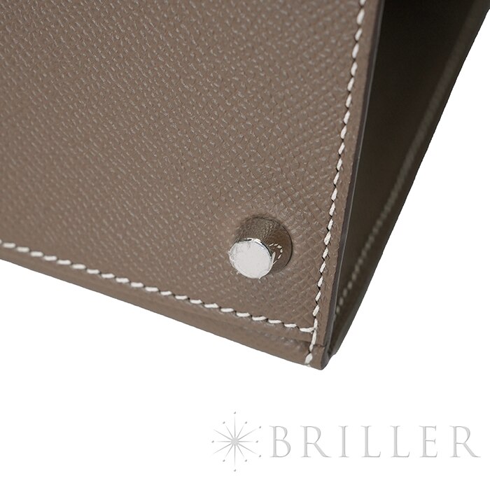 HERMES エルメス ケリー 28 エプソン エトゥープ シルバー金具 21