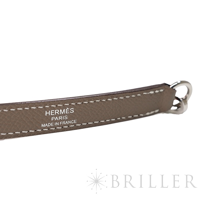 HERMES エルメス ケリー 28 エプソン エトゥープ シルバー金具 28