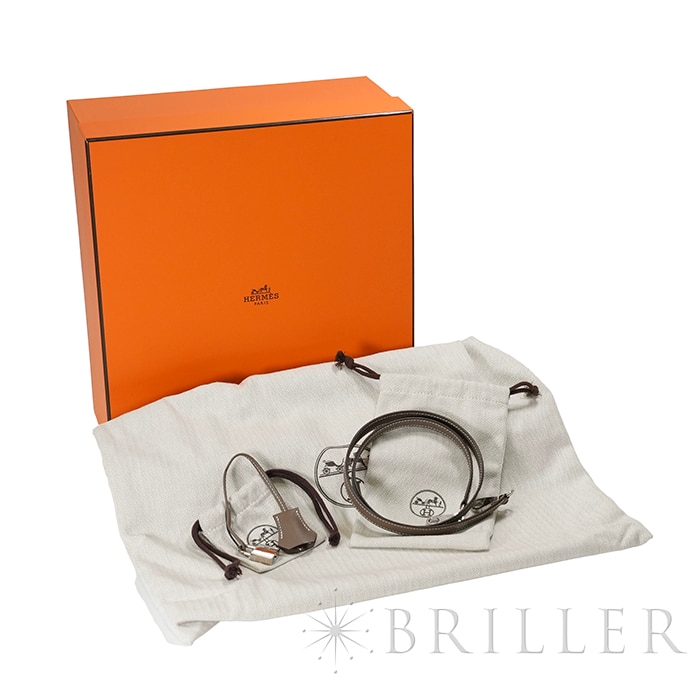 HERMES エルメス ケリー 28 エプソン エトゥープ シルバー金具 7