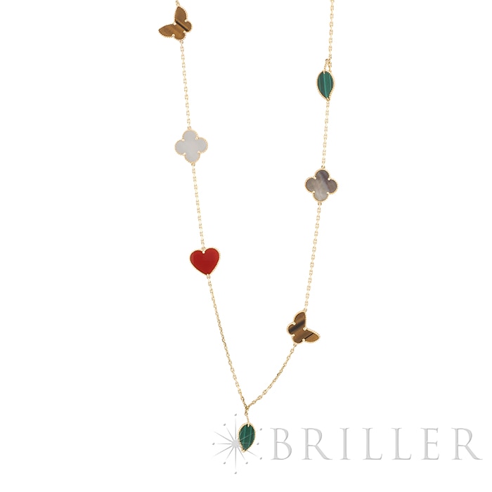 Van Cleef & Arpels ヴァン クリーフ&アーペル アルハンブラ ラッキー アルハンブラ ロングネックレス 12モチーフ VCARD80100 メイン