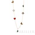 Van Cleef & Arpels ヴァン クリーフ&アーペル アルハンブラ ラッキー アルハンブラ ロングネックレス 12モチーフ VCARD80100 メイン