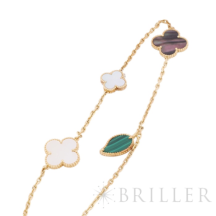 Van Cleef & Arpels ヴァン クリーフ&アーペル アルハンブラ ラッキー アルハンブラ ロングネックレス 12モチーフ VCARD80100 11