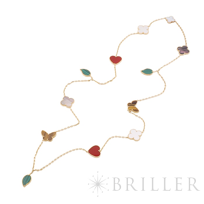 Van Cleef & Arpels ヴァン クリーフ&アーペル アルハンブラ ラッキー アルハンブラ ロングネックレス 12モチーフ VCARD80100 13