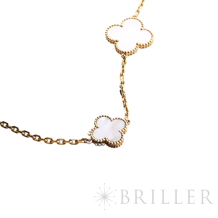 Van Cleef & Arpels ヴァン クリーフ&アーペル アルハンブラ ラッキー アルハンブラ ロングネックレス 12モチーフ VCARD80100 8