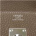 HERMES エルメス バーキン 30 トゴ エトゥープ シルバー金具 16