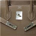 HERMES エルメス バーキン 30 トゴ エトゥープ シルバー金具 8