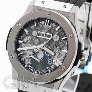 HUBLOT ウブロ クラシック フュージョン アエロフュージョン ムーンフェイズ チタニウム 45mm 517.NX.0170.LR