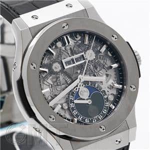 HUBLOT ウブロ クラシック フュージョン アエロフュージョン ムーンフェイズ チタニウム 45mm 517.NX.0170.LR