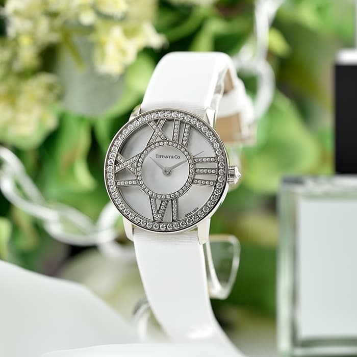 TIFFANY & Co. ティファニー アトラス カクテル ラウンド Z1900.10.40E91A40B【アウトレット】