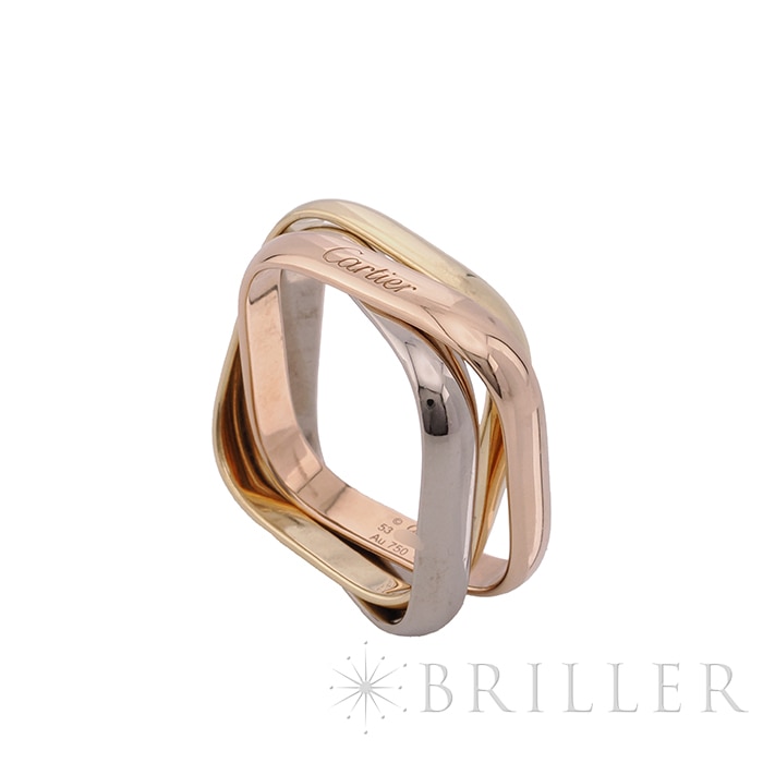CARTIER カルティエ トリニティ クッション リング クラシックモデル 13号  B4240600 4