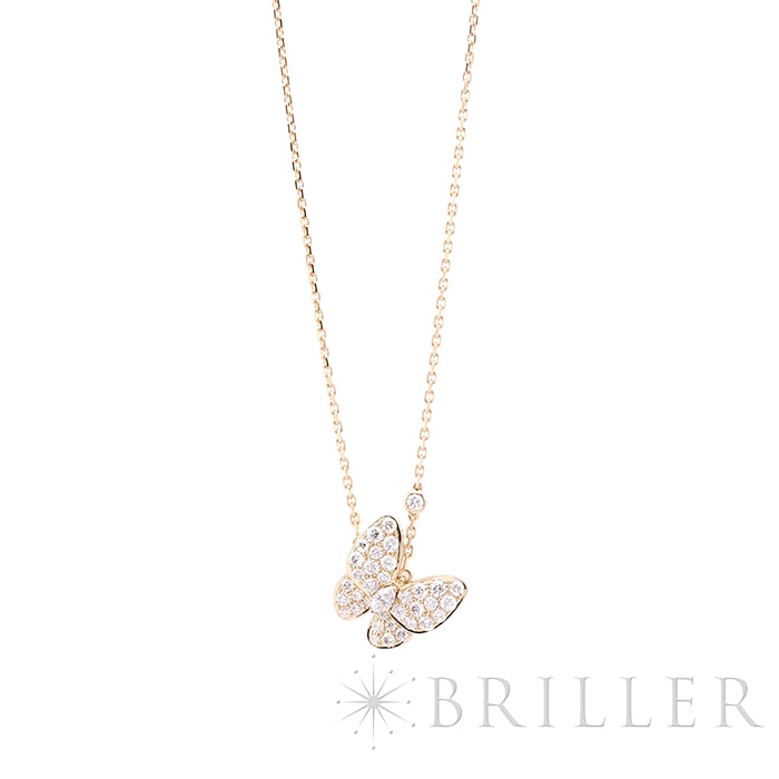 Van Cleef & Arpels ヴァン クリーフ&アーペル ドゥ パピヨン ネックレス イエローゴールド ダイヤモンド VCARP3DP00 メイン