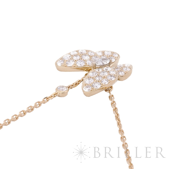 Van Cleef & Arpels ヴァン クリーフ&アーペル ドゥ パピヨン ネックレス イエローゴールド ダイヤモンド VCARP3DP00 10
